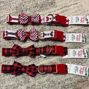 Set of four NWT large dog collars